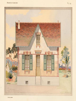 Item nr. 160949 Maisonnette au Nouveau Persan (Oise). Architecte: M. Ch. Langlois. L'Habitation...