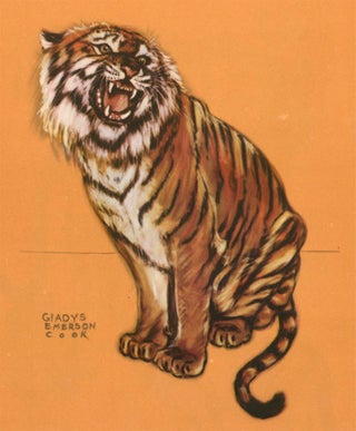 Item nr. 161173 Tiger. Zoo Animals. Gladys Emerson Cook