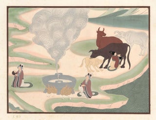 Item nr. 161248 Milking. Cave No. 61, dated to the Sung Dynasty (960-1274). Mural Paintings of...