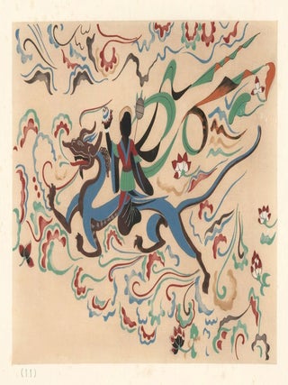 Item nr. 161256 Fairy on a Dragon. Cave No. 329, dated to the Tang Dynasty (618-907). Mural...