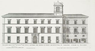 Item nr. 161267 Palazzo dell' Illmo. et Eccmo. Sig. Duca al Temps nel Rione di Ponte Architettura...