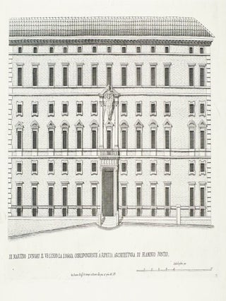 Item nr. 161268 Di Martino Lunghi il Vecchio la Loggia Corispondente a Ripetta Architettura di...
