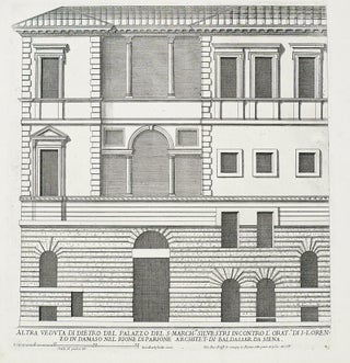 Item nr. 161270 Altra Veduta di Dietro del Palazzo del S. Marchse. Silvestri Incontro L'Orato. di...