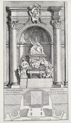 Item nr. 161295 Deposito di Papa Urbano VIII, eretto nella Basilica Vaticana. Domenico De Rossi