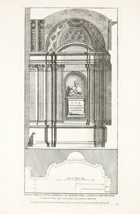 Item nr. 161296 Fianco Della Detta Cappella Col Deposito del Cardinal Fausto Poli. Domenico De Rossi