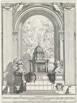 Item nr. 161299 Ciborio di Bronzo Dorato e di Pietre Preziose con Due Angeli. Domenico De Rossi