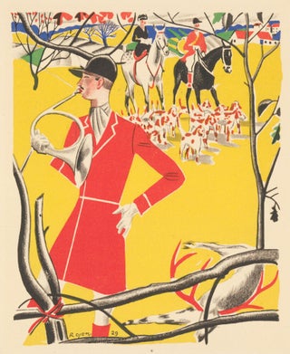 Item nr. 161322 A la chasse. Quand la Bise Fut Venue. Feodor Stephanovich Rojankovsky, Rojan
