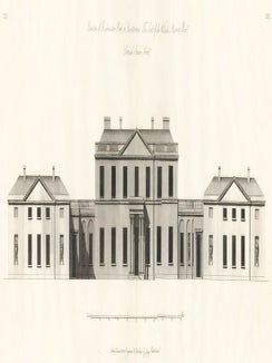Item nr. 161374 Elevation of Buckminster Park in Leicestershire. The New Vitruvius Britannicus;...