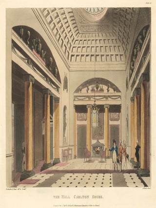 Item nr. 161768 The Hall, Carlton House. The Microcosm of London. Rudolph Ackermann
