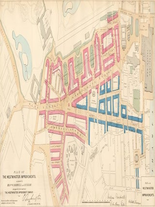 Item nr. 161835 Plan of Westminster Improvements. Report on Metropolis Improvements. W. Bardwell,...