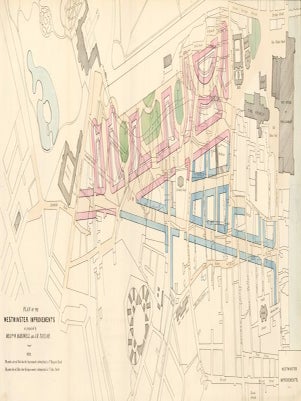 Item nr. 161837 Plan of Westminster Improvements. Report on Metropolis Improvements. W. Bardwell,...