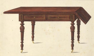 Item nr. 161916 Writing desk. Cabinet-maker's catalog of Charles X furniture. French School