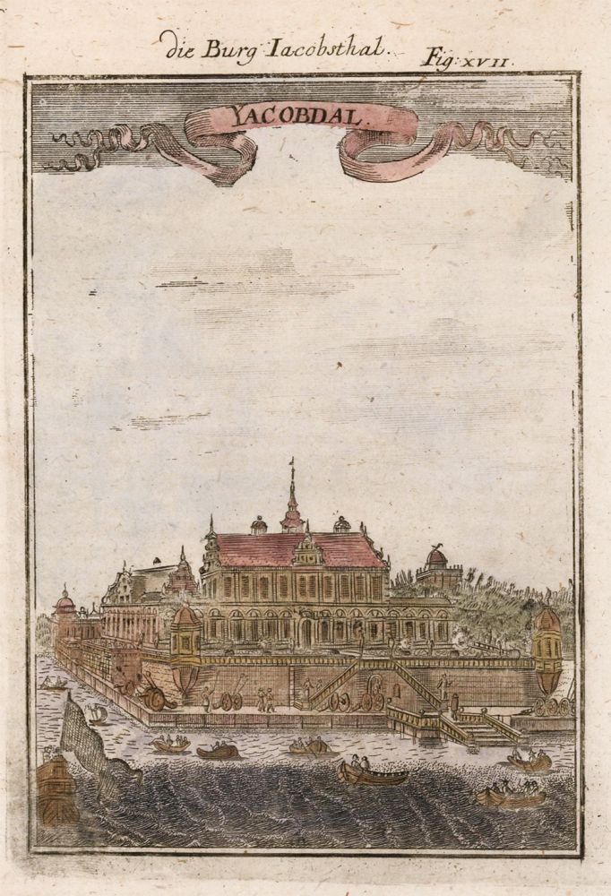 Item nr. 162177 Die Burg Iacobsthal. Description de l'Univers. Allain Manesson Mallet.