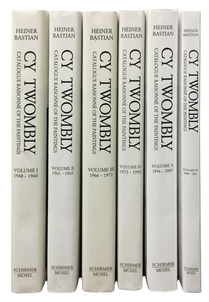 Item nr. 162223 CY TWOMBLY: Catalogue Raisonné of the Paintings. Volumes I -1v. Heiner Bastian.