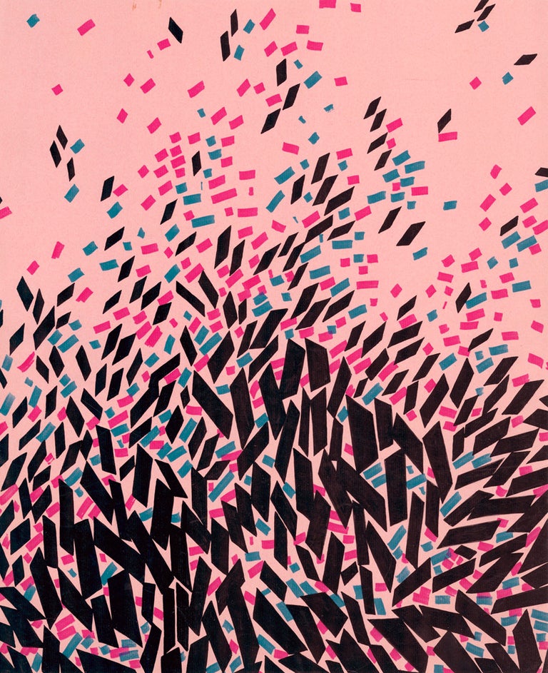 Item nr. 162232 Trapezoidal confetti in flamingo pink. Jacques Laplace.