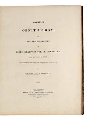 American Ornithology; or, The Natural History of Birds Inhabiting the United States, not given by Wilson