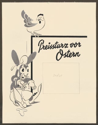 Item nr. 162321 Easter Sale Advertisement. Entwurfe [Design Portfolio]. H. Seifert