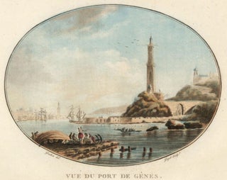Vue du Port de Genes [Port of Genoa].