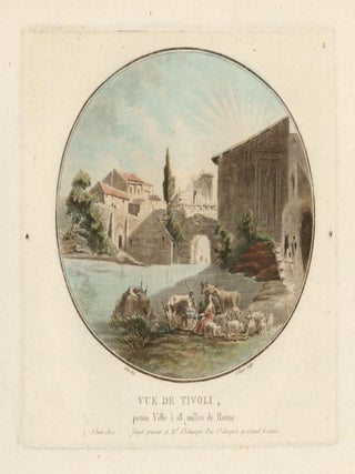 Item nr. 162376 Vue de Tivoli, petite Ville a 18 milles de Rome. Laurent Guyot
