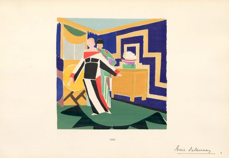 Item nr. 162443 Pl. 1, 1923. Ses Peintures, Ses Objets, Ses Tissus Simultanes, Ses Modes. Sonia Delaunay.