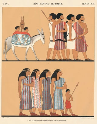 Item nr. 162532 3 et 4: Tombe de Nevothph, Suite du Tableau Precedent. Monuments de l'Égypte et...