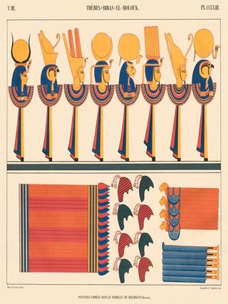 Item nr. 162543 Peintures copiees dans le Tombeau de Rhamses IV (Maiamoun)....