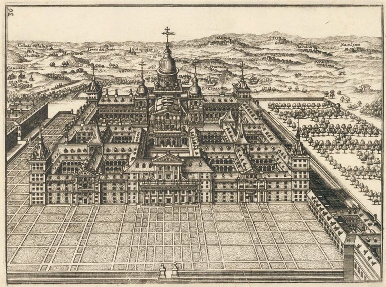 Item nr. 162549 Pl. 36. The Escurial, in Madrid. Architectura Curiosa Nova. Georg Andreas Boeckler, Georg Andreas Böckler.