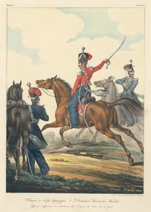 Item nr. 162594 Officers of the Don Cossacks army. Collection des Uniformes de l'Armee Imperiale...