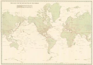 Item nr. 162640 The Main Trunk Air Routes of the World. U S. Coast Guard