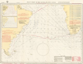 Item nr. 162643 Pilot Chart of the South Atlantic Ocean. U S. Navy