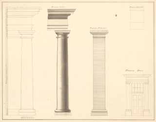 Item nr. 162686 Tuscan-style Architectural Elements: Order, Pilaster, Pedestal, and Door....