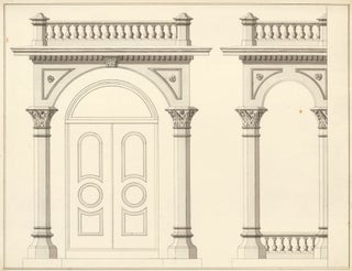 Item nr. 162692 Pilaster Design for a Doorway. American School