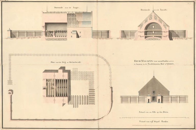 Item nr. 162700 Military Fortification Architecture. Dutch School.