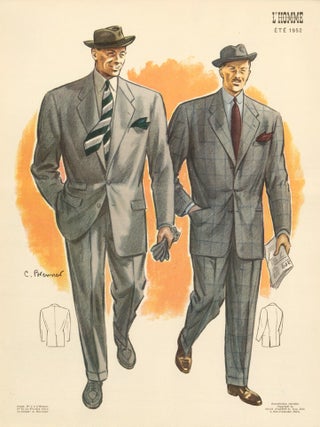 Item nr. 162730 Morning stroll with the newspaper, in grey single-breasted suit jackets for...