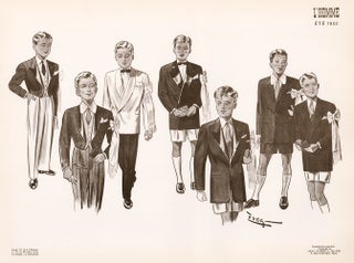 Item nr. 162755 Boys formal wear for Spring of 1952. L'Homme. Zveg