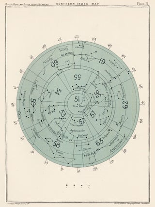 Item nr. 162956 Northern Index Map. A Popular Guide to the Heavens. Robert Stawell Ball