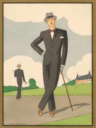 Item nr. 163166 No. 2. Men's Fashion. L'Homme Chic. French School, L'Homme Chic