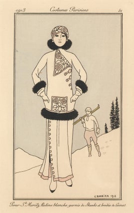 Item nr. 163182 Ski Outfit. Costumes Parisiens. George Barbier, Costumes Parisiens