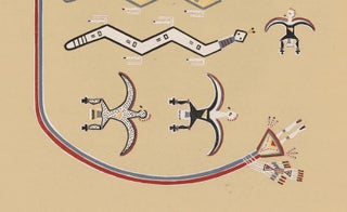The Snakes Assist in the Ascension (Bead Chant). Navajo Medicine Man: Sandpaintings and Legends of Miguelito.