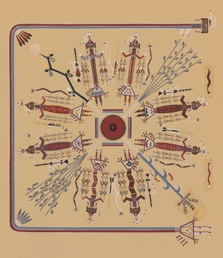 Item nr. 163350 The Red Snake People from Red Mountain (Shooting Chant). Navajo Medicine Man:...