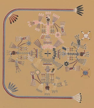 Item nr. 163351 The House-of-moving-points (Shooting Chant). Navajo Medicine Man: Sandpaintings...