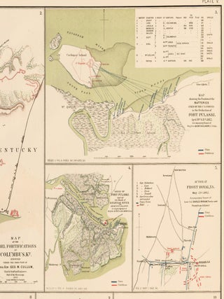 Columbus, Fort Pulaski, Shenandoah Valley, Fort Pickens, Bailey's Cross-Roads, Hunter's Chapel to Fairfax Court-House, and Bull Run Campaign. Atlas to Accompany the Official Records of the Union and Confederate Armies.