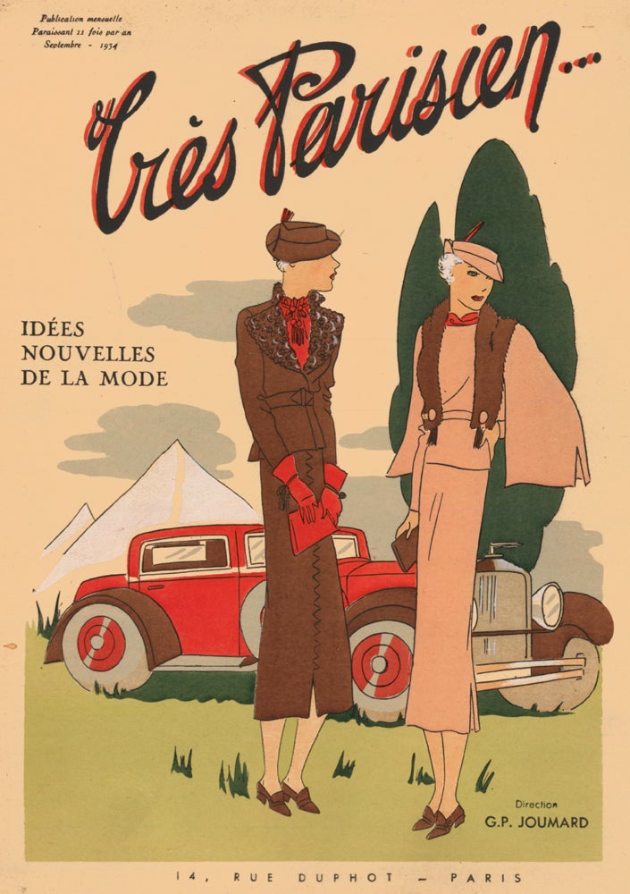 Item nr. 163592 September Cover. Trés Parisien. Germaine-Paule Joumard, G. P. Joumard.