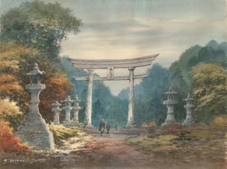 Item nr. 163720 The Entrance of Kasuga Shrine in Nara Park in Autumn. A. Yoshida