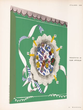 Item nr. 163880 Presentation De Fleurs Artificielle. Etalages 1939. A. Manera