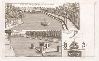 Item nr. 164331 Grande piece d'Eau de Dampiere vue du Chateau a M. le Duc Luynes. George Louis Le...