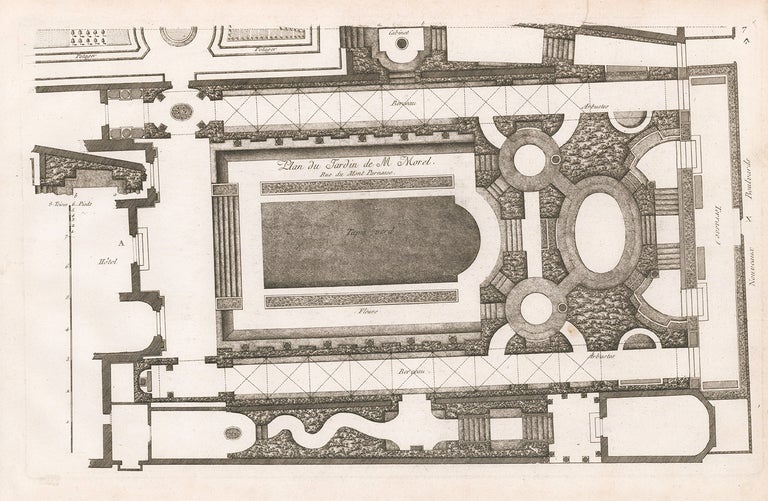 Item nr. 164337 Plan du Jardin de M. Morel. George Louis Le Rouge.