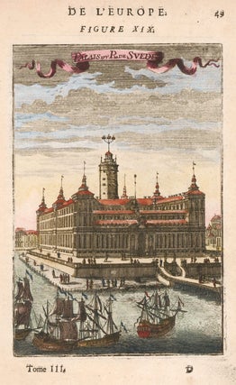 Item nr. 164361 Royal Palace Stockholm, Sweden. Description de l'Univers. Allain Manesson Mallet
