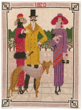 Item nr. 164490 1920 Fashion Needlepoint. French School