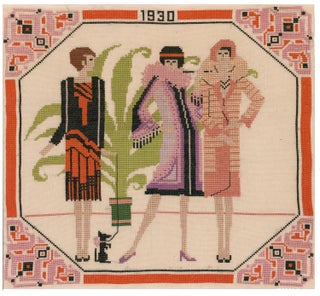Item nr. 164491 1930 Fashion Needlepoint. French School